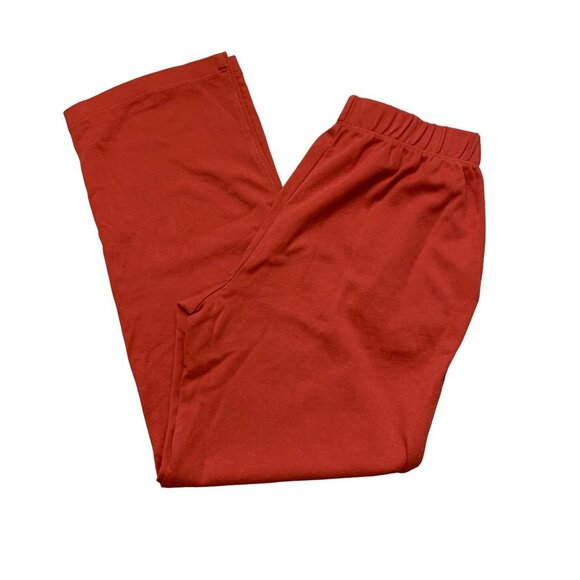 Lands' End Sport Knit Straight Leg Pant size XSmall orange - Picture 4 of 14